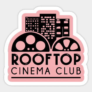 Cinema Club Black Sticker